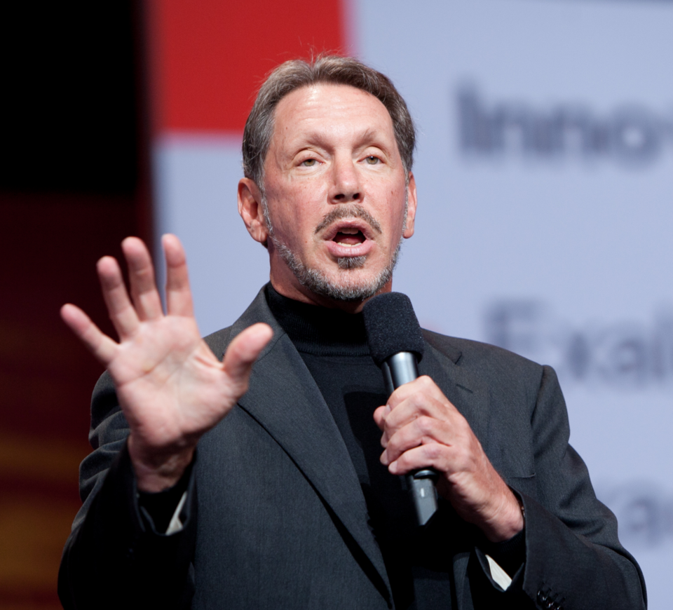 Larry Ellison speaking